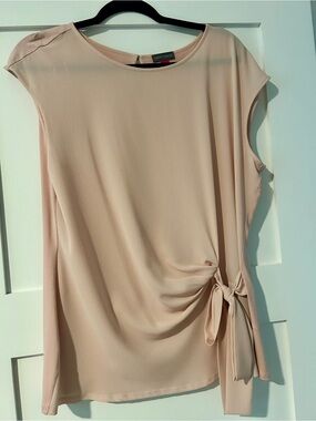 Vince Camuto Blush Tie-Detail Sleeveless Top